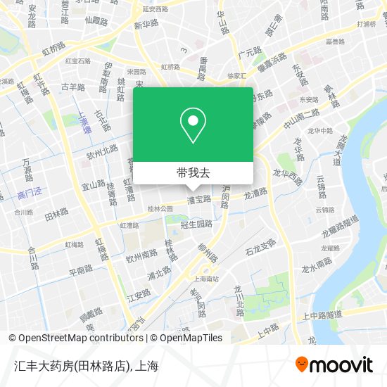 汇丰大药房(田林路店)地图