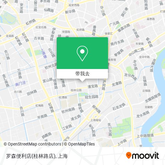 罗森便利店(桂林路店)地图