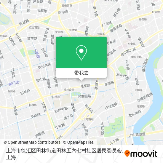 上海市徐汇区田林街道田林五六七村社区居民委员会地图