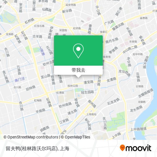 留夫鸭(桂林路沃尔玛店)地图