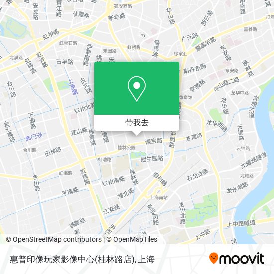 惠普印像玩家影像中心(桂林路店)地图