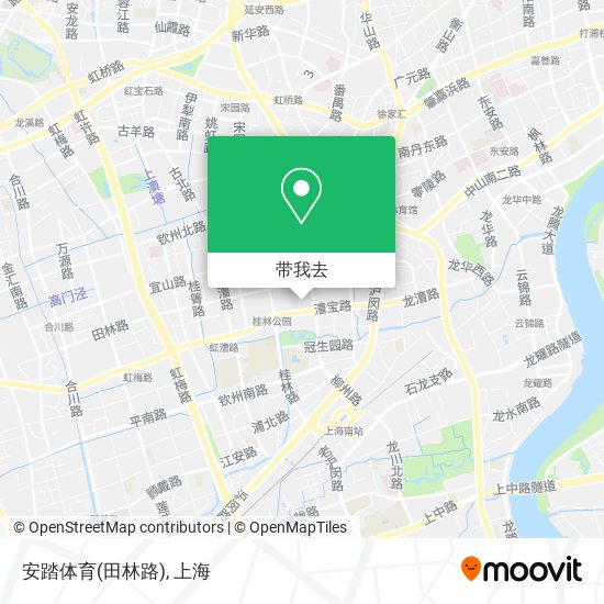 安踏体育(田林路)地图