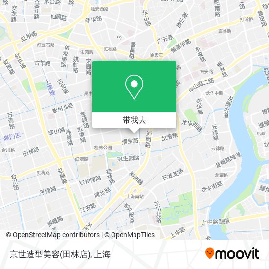 京世造型美容(田林店)地图