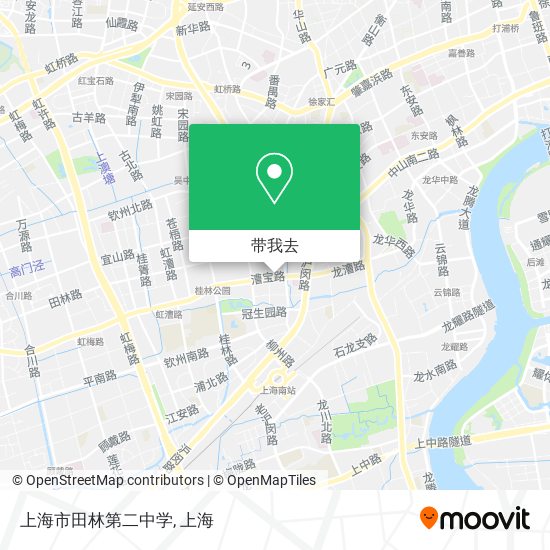 上海市田林第二中学地图