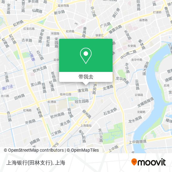上海银行(田林支行)地图