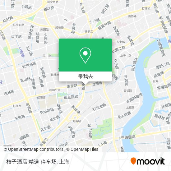 桔子酒店·精选-停车场地图