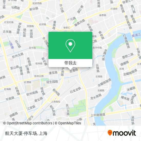 航天大厦-停车场地图