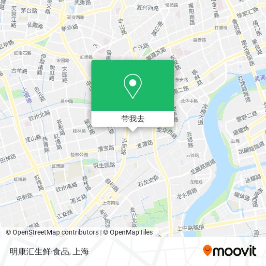 明康汇生鲜·食品地图