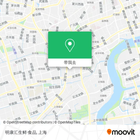 明康汇生鲜·食品地图