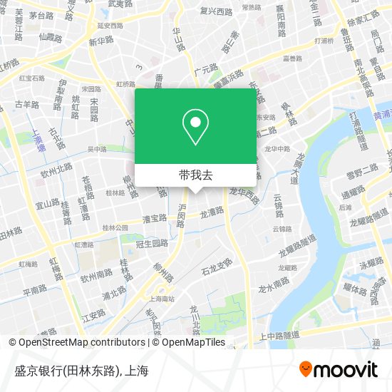 盛京银行(田林东路)地图