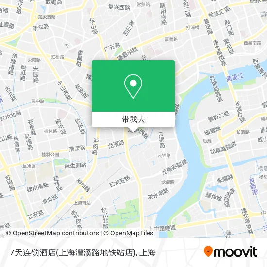 7天连锁酒店(上海漕溪路地铁站店)地图