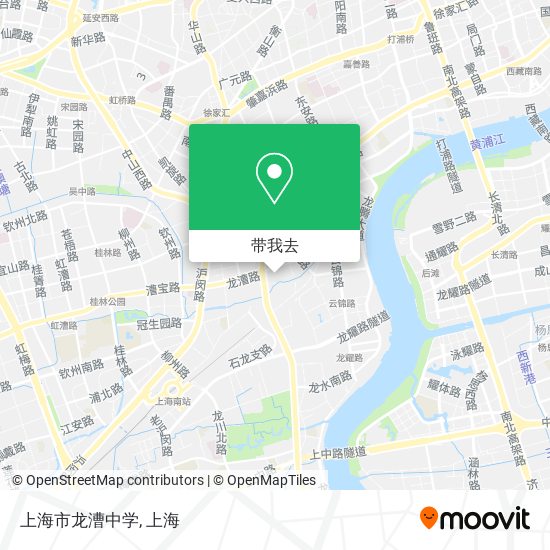 上海市龙漕中学地图