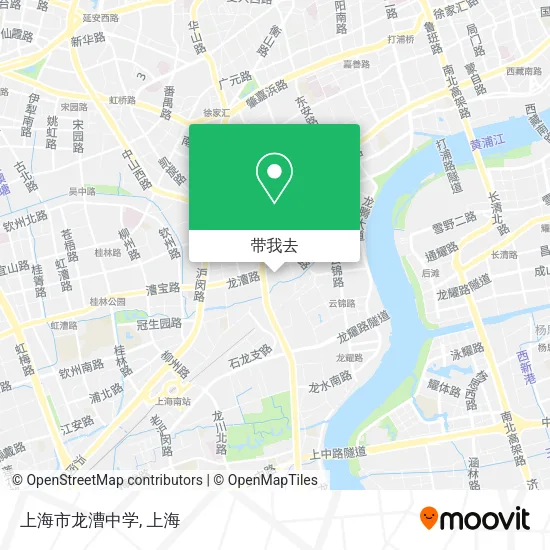 上海市龙漕中学地图