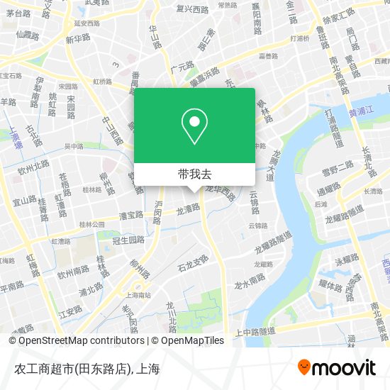 农工商超市(田东路店)地图