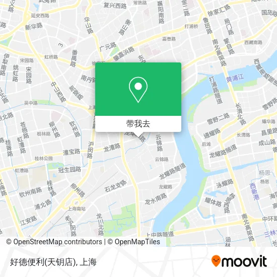 好德便利(天钥店)地图