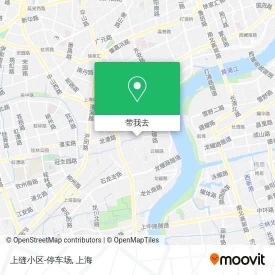 上缝小区-停车场地图
