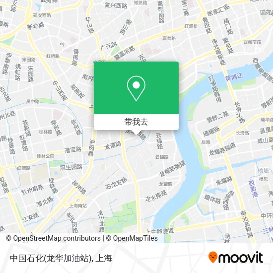 中国石化(龙华加油站)地图