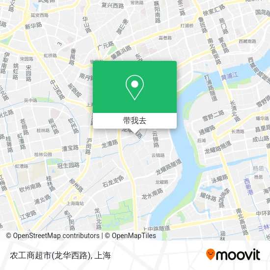 农工商超市(龙华西路)地图