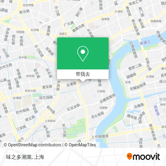 味之多湘菜地图