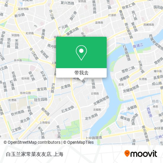 白玉兰家常菜友友店地图