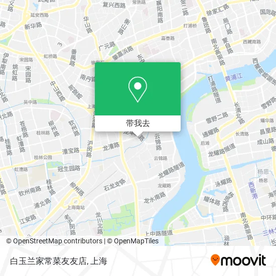 白玉兰家常菜友友店地图