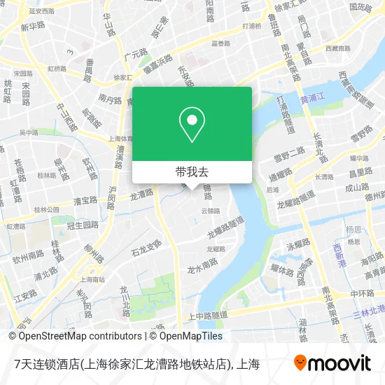7天连锁酒店(上海徐家汇龙漕路地铁站店)地图