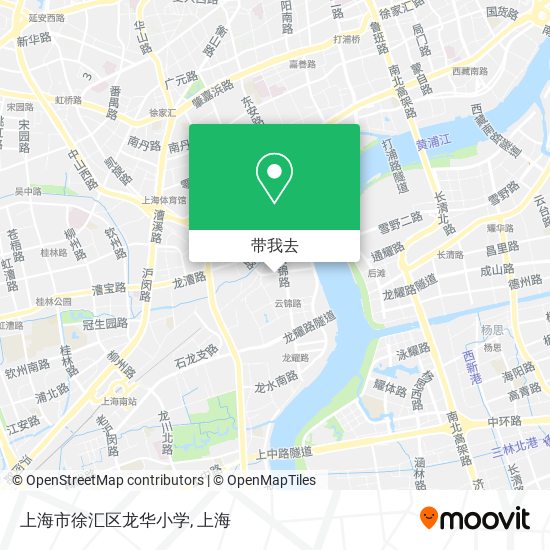 上海市徐汇区龙华小学地图