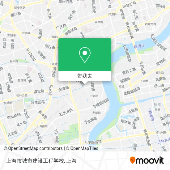 上海市城市建设工程学校地图