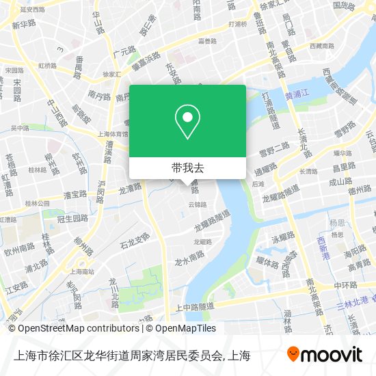 上海市徐汇区龙华街道周家湾居民委员会地图