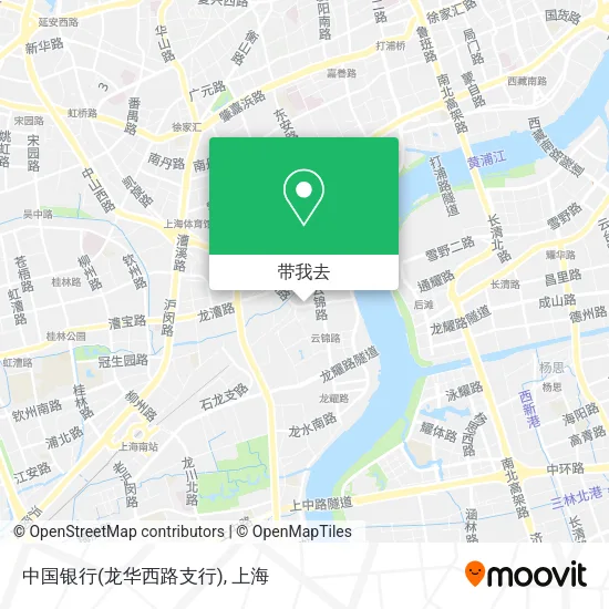 中国银行(龙华西路支行)地图