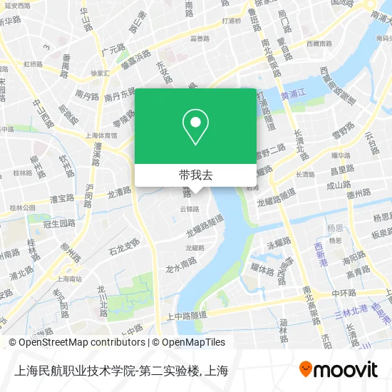 上海民航职业技术学院-第二实验楼地图