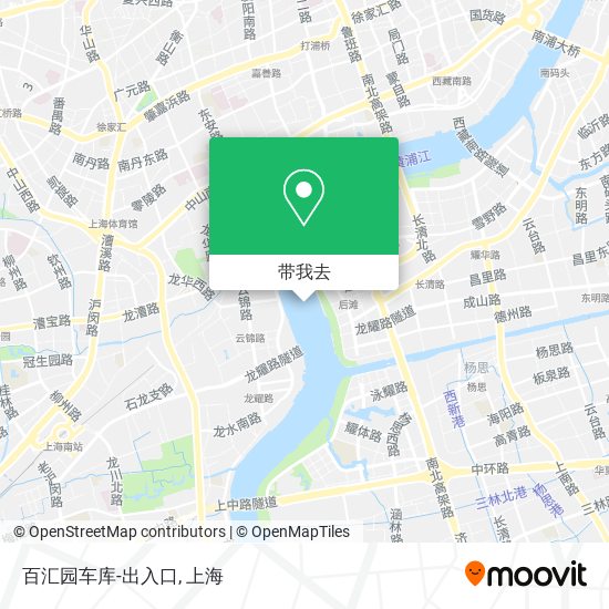 百汇园车库-出入口地图