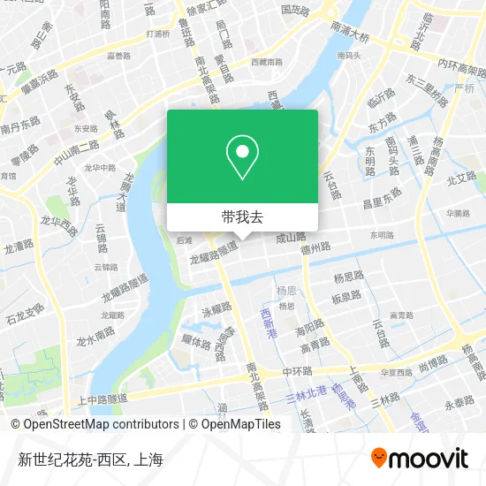 新世纪花苑-西区地图