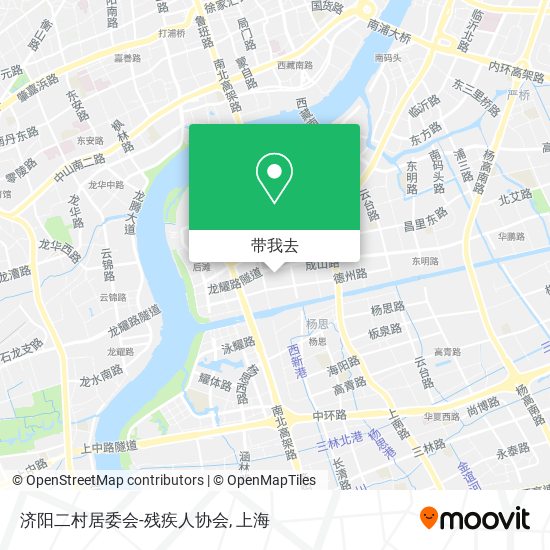 济阳二村居委会-残疾人协会地图