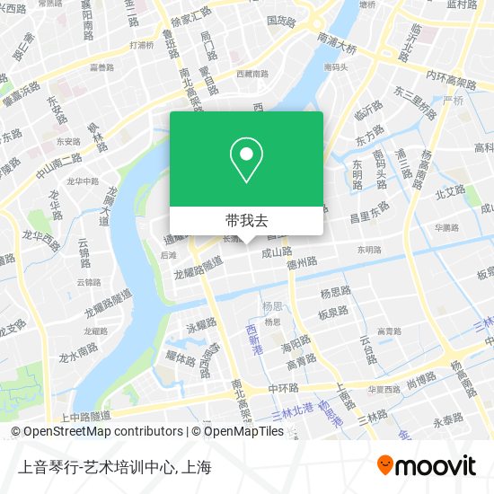 上音琴行-艺术培训中心地图
