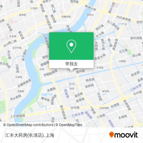 汇丰大药房(长清店)地图