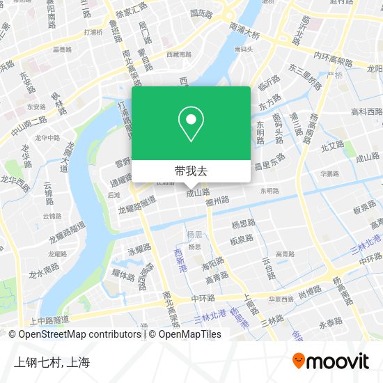 上钢七村地图