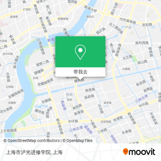 上海市泸光进修学院地图