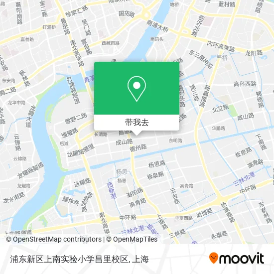 浦东新区上南实验小学昌里校区地图