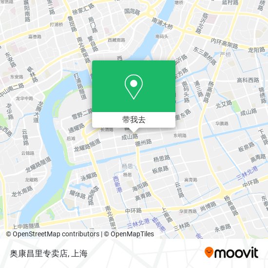 奥康昌里专卖店地图