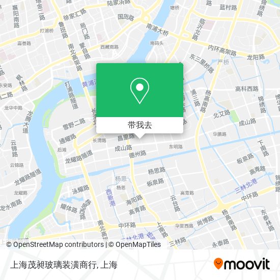 上海茂昶玻璃装潢商行地图