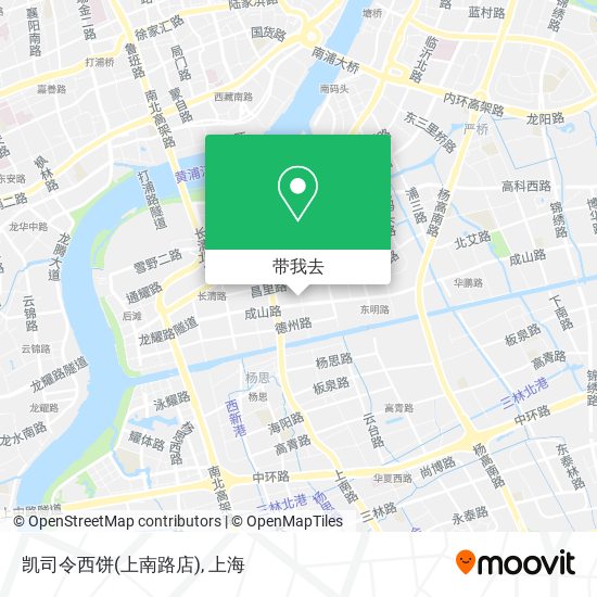 凯司令西饼(上南路店)地图