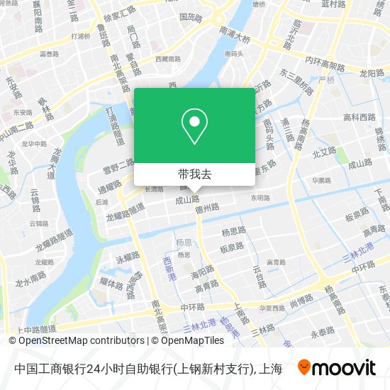 中国工商银行24小时自助银行(上钢新村支行)地图