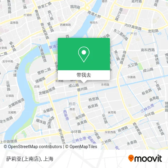 萨莉亚(上南店)地图