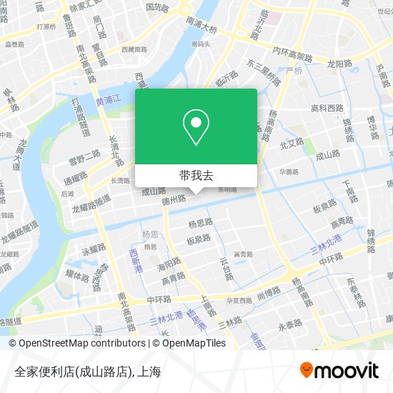 全家便利店(成山路店)地图