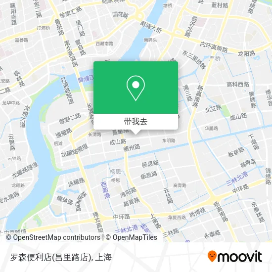 罗森便利店(昌里路店)地图
