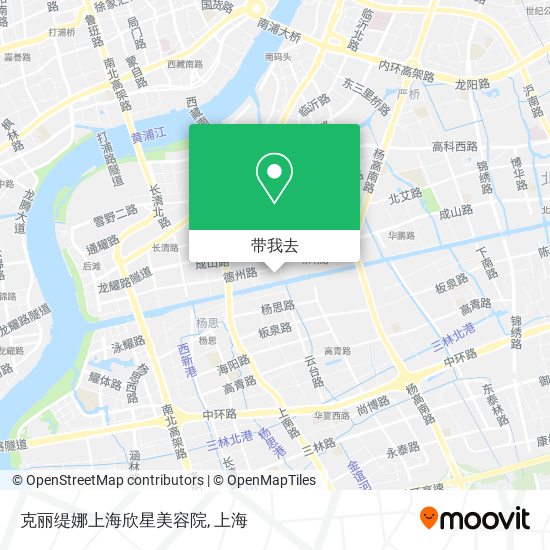 克丽缇娜上海欣星美容院地图