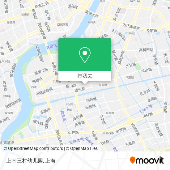 上南三村幼儿园地图