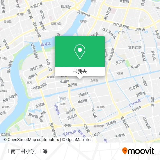 上南二村小学地图