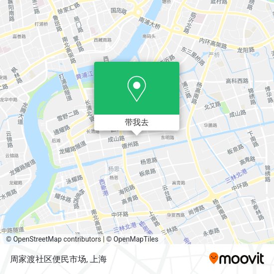周家渡社区便民市场地图
